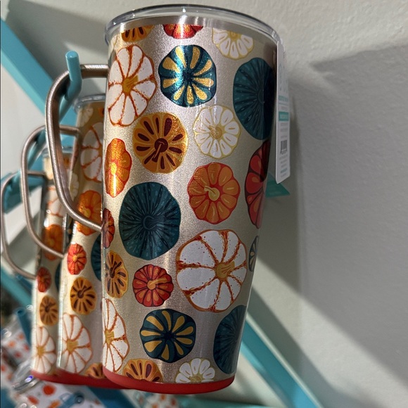 Colorful Floral Insulated Mug - Picture 1 of 1